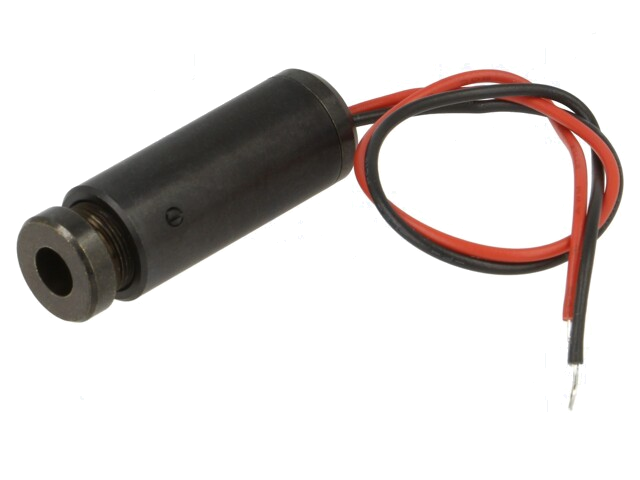 Module: laser; 1mW; rood; punt; 650nm; 4,5÷5,5VDC; 10÷30mA Module: laser; 1mW; rood; punt; 650nm; 4,5÷5,5VDC; 10÷30mA